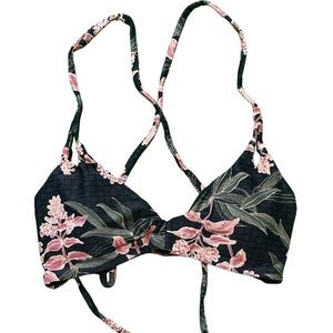O’Neill Floral Bikini Top, NWT